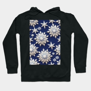 Christmas Seamless Pattern - Snowflakes #2 Hoodie